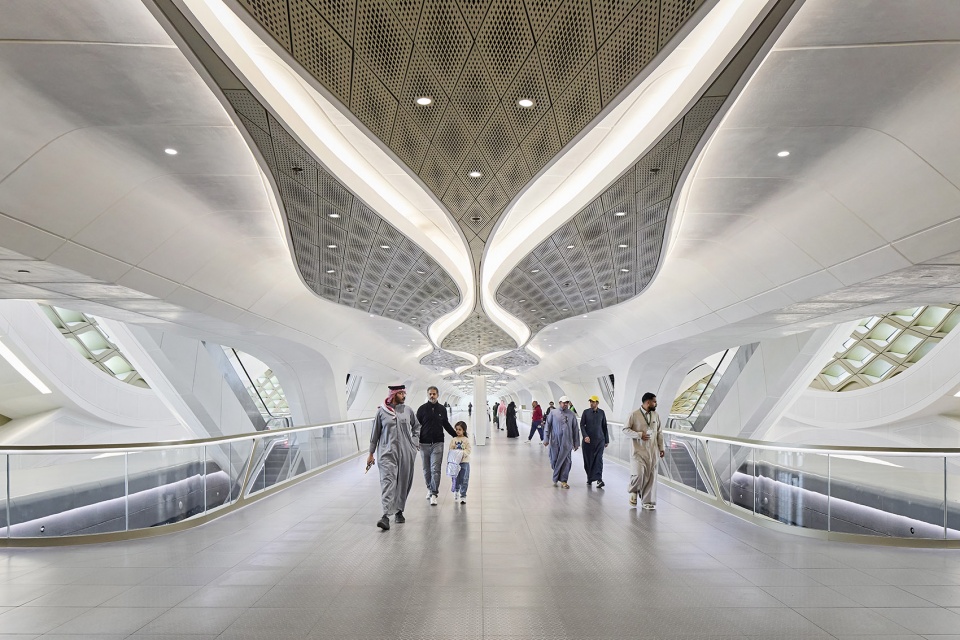 riyadh metro network by zaha hadid architects