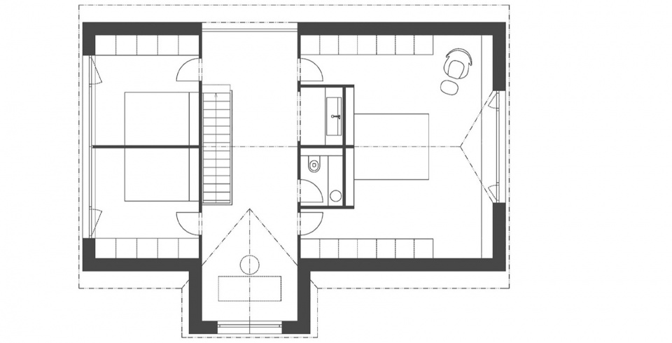 Cottage in sumava by Marketa Cajthamlova Architektonicka projekcni kancelar 拷贝