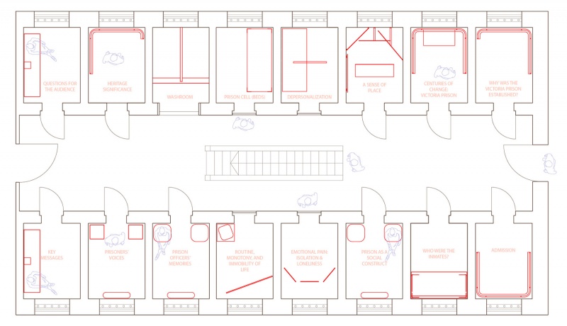 victoria prison b hall d hall by napp studio architects
