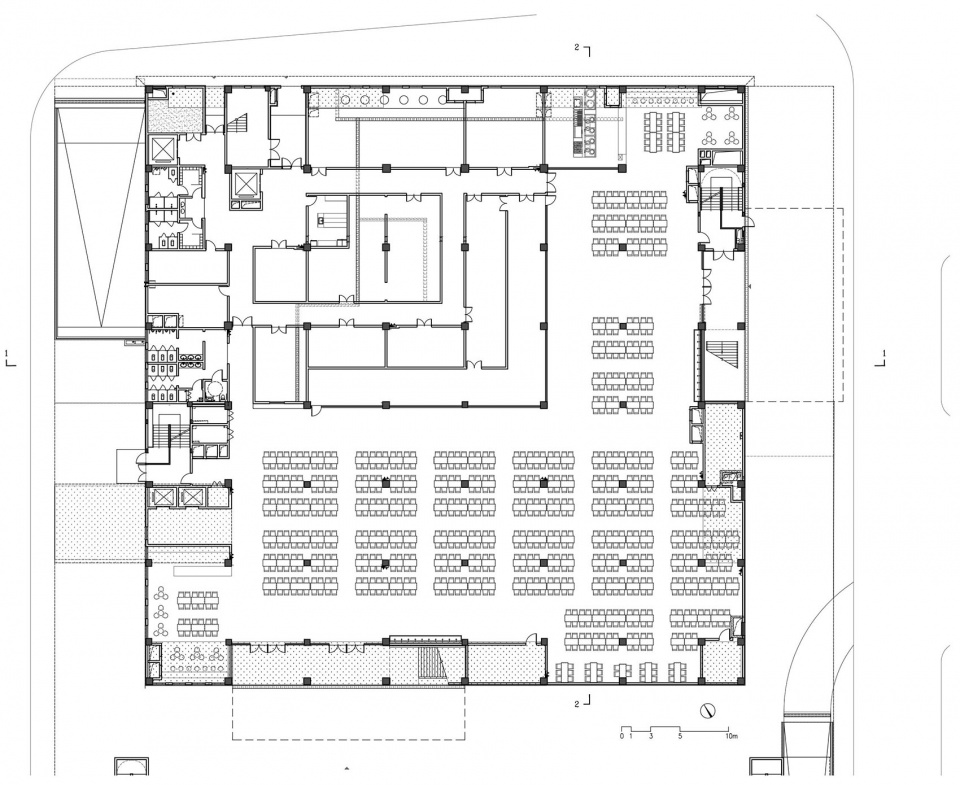 一层 ground floor plan