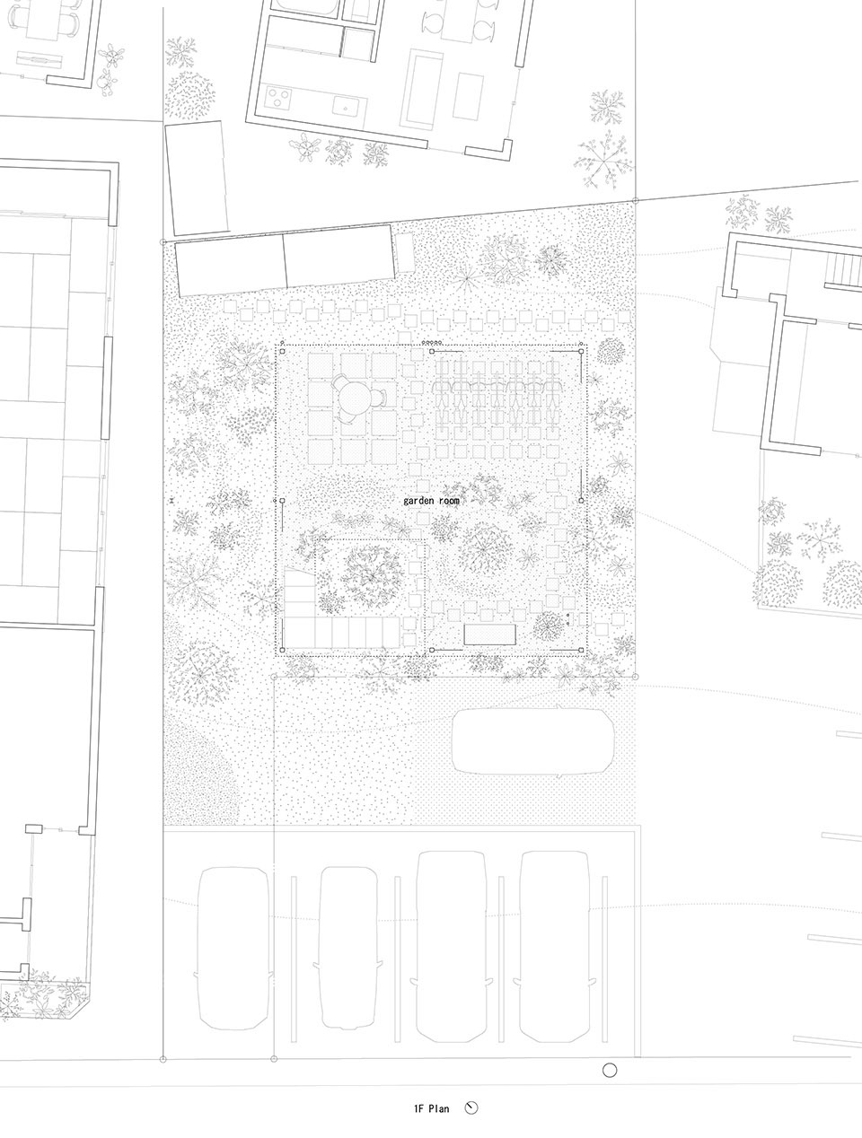 blank garden by unemori architects