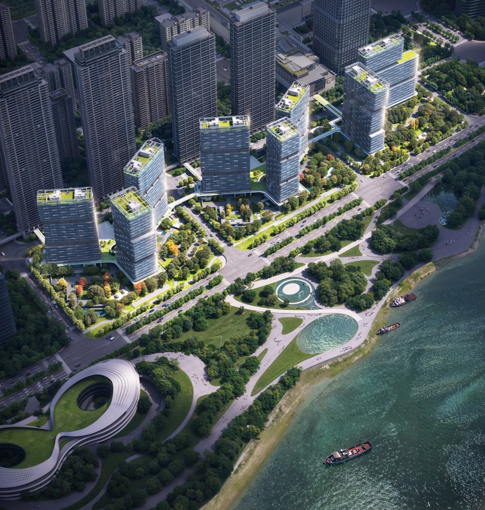 wuhan great river center international competition lines dual perspectives on urban coordinates part 2