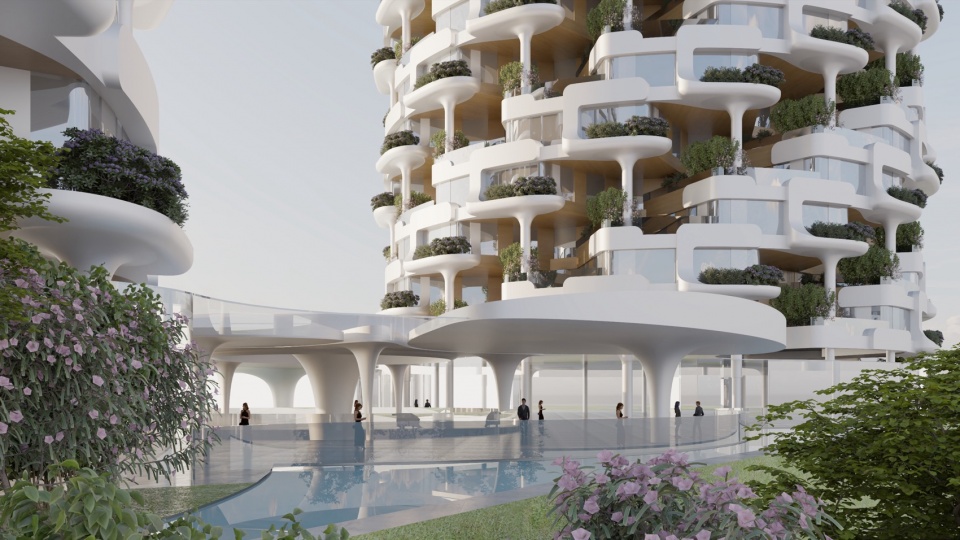 biophilic residential UNStudio