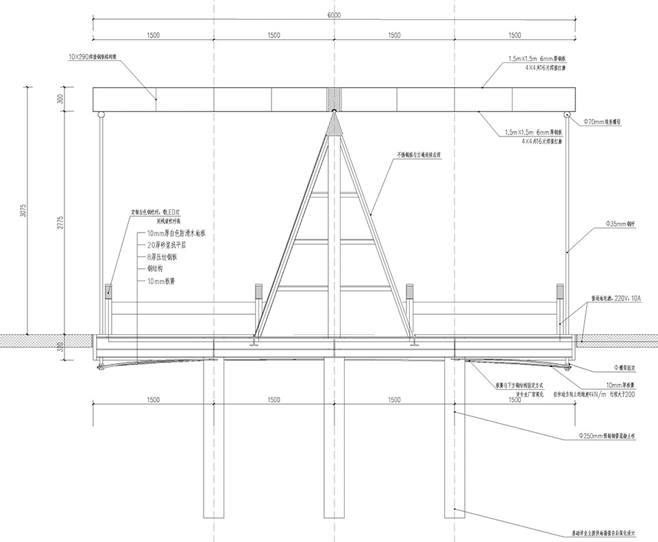 three pavilions of laoyu river by space strategy shanghai