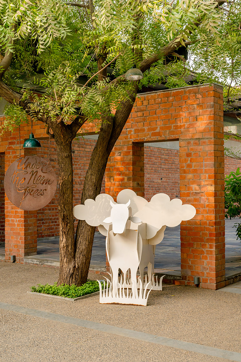 under the neem tree restaurant by hiren patel architects