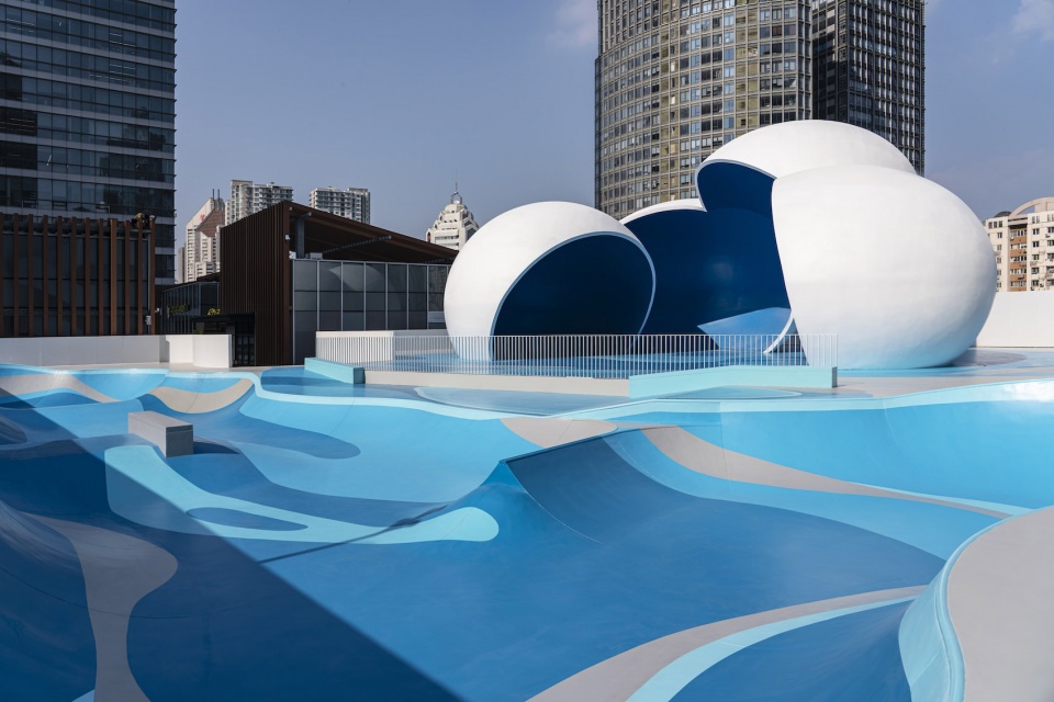 qingdao mixc connection area renovation by wbs