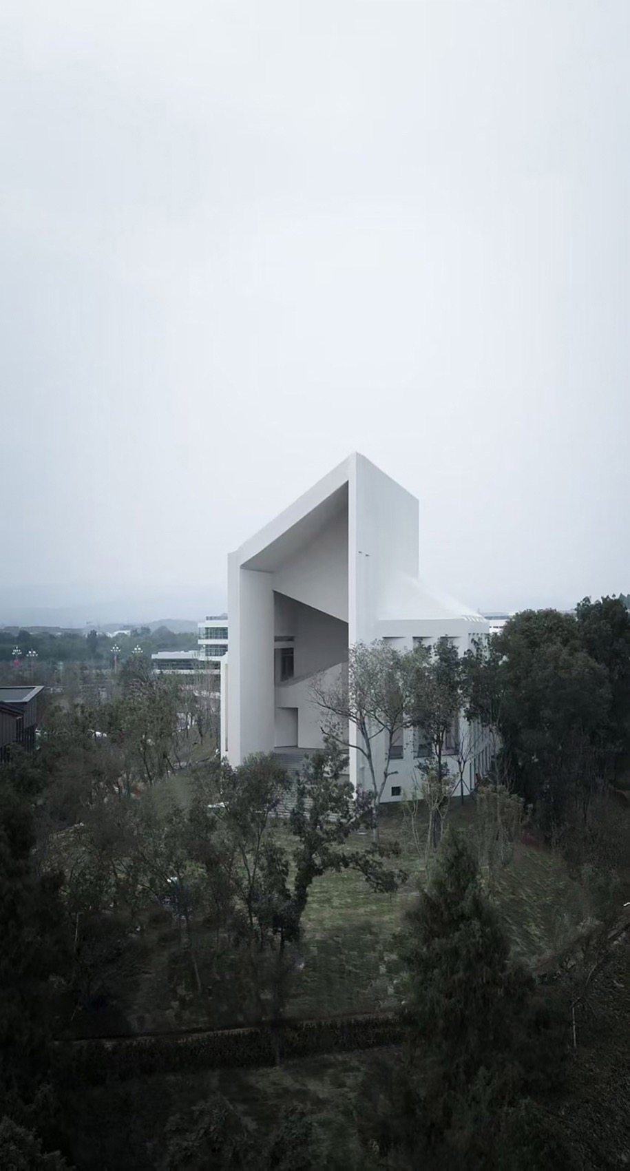 Central Music Park Kai Zhou New City Wedding Chapel and Hotel by STUDIO QI Architects