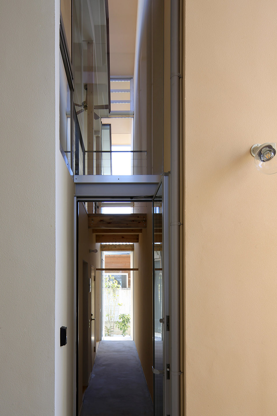 apartment house in residential area by kochi architects studio
