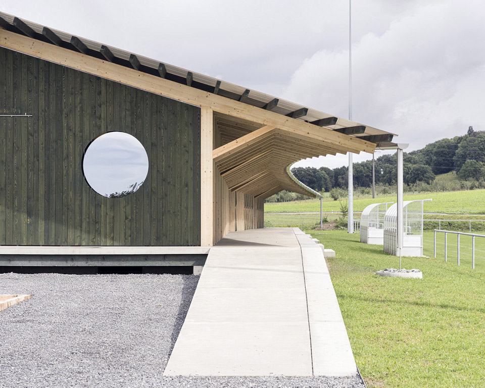 daillens sports facility by local architecture