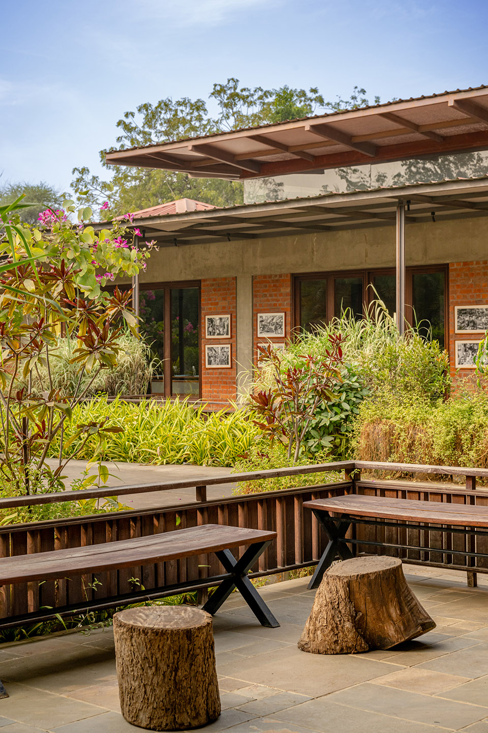 under the neem tree restaurant by hiren patel architects