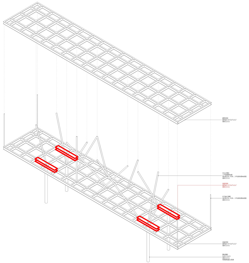 three pavilions of laoyu river by space strategy shanghai