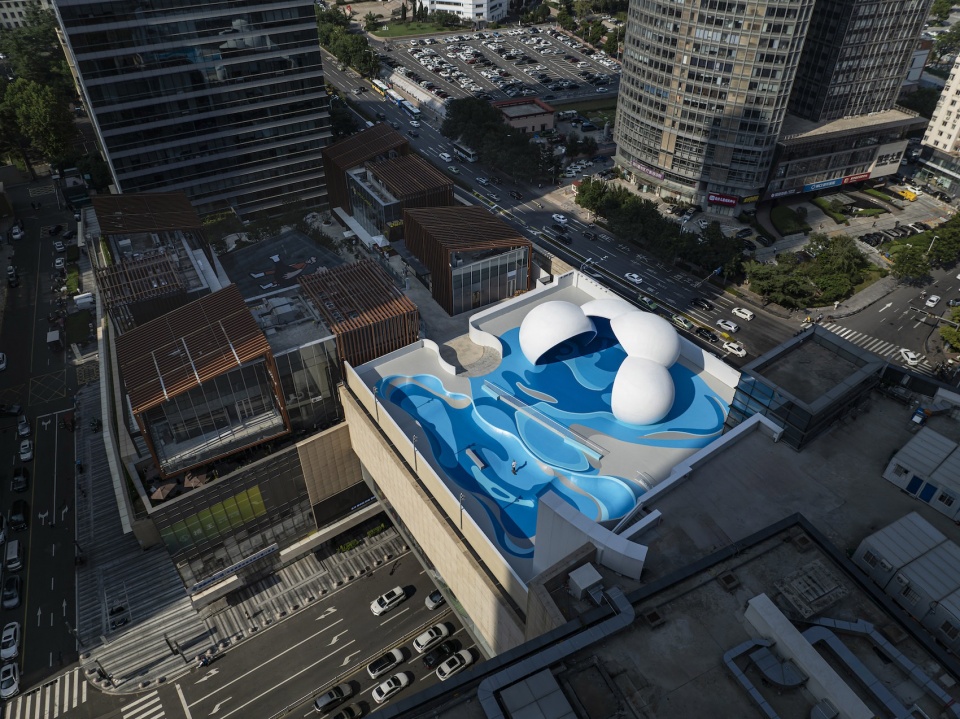 qingdao mixc connection area renovation by wbs
