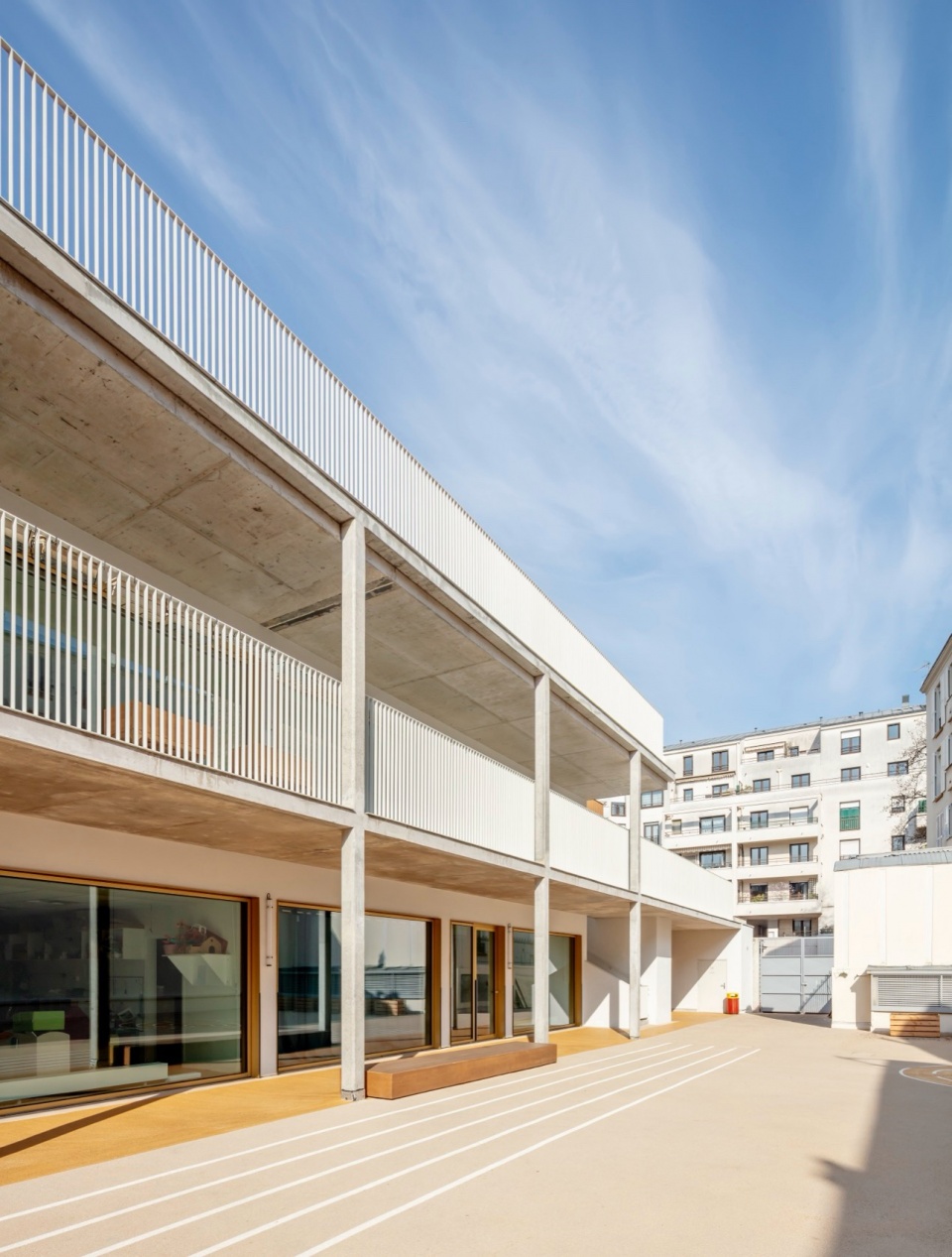 marie marvingt creche and nursery school by antonio virga architecte