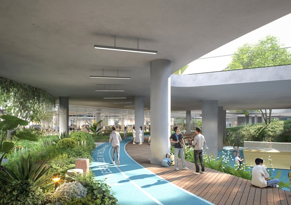 design concept for shenzhen no 32 senior high school by remixstudio
