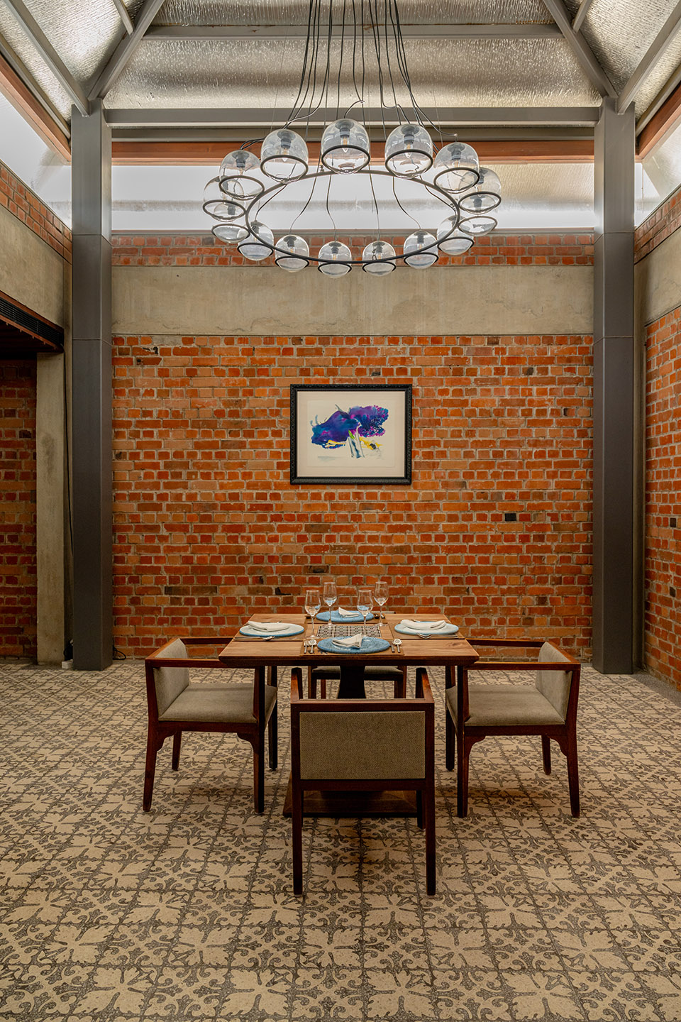 under the neem tree restaurant by hiren patel architects