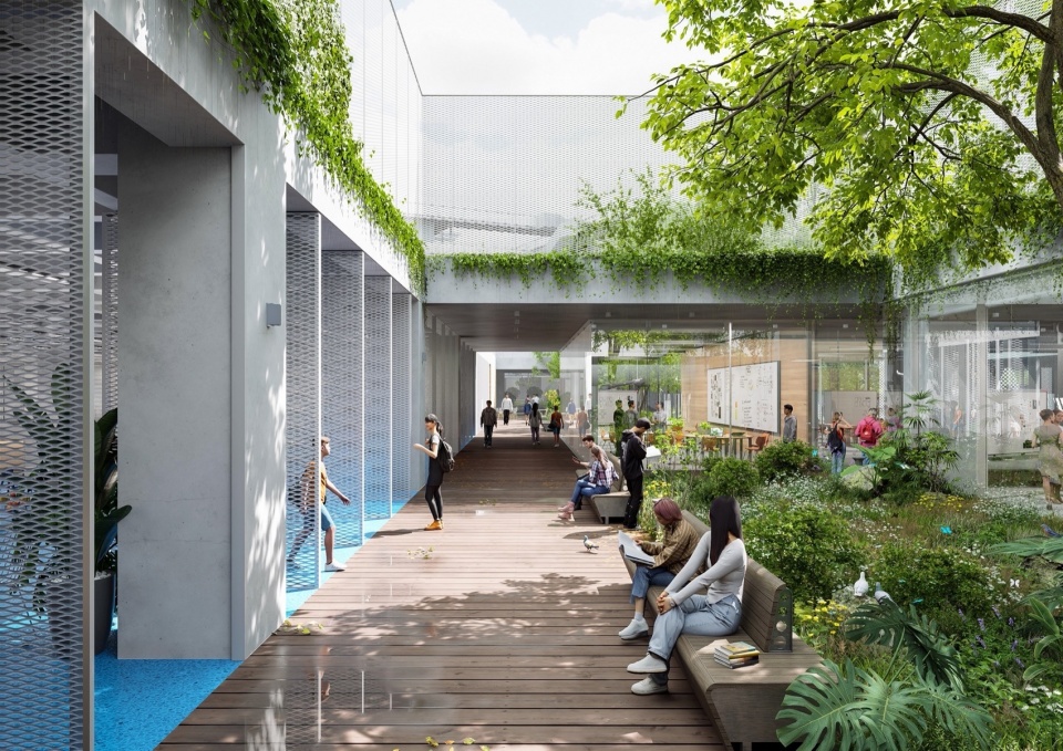 design concept for shenzhen no 32 senior high school by remixstudio