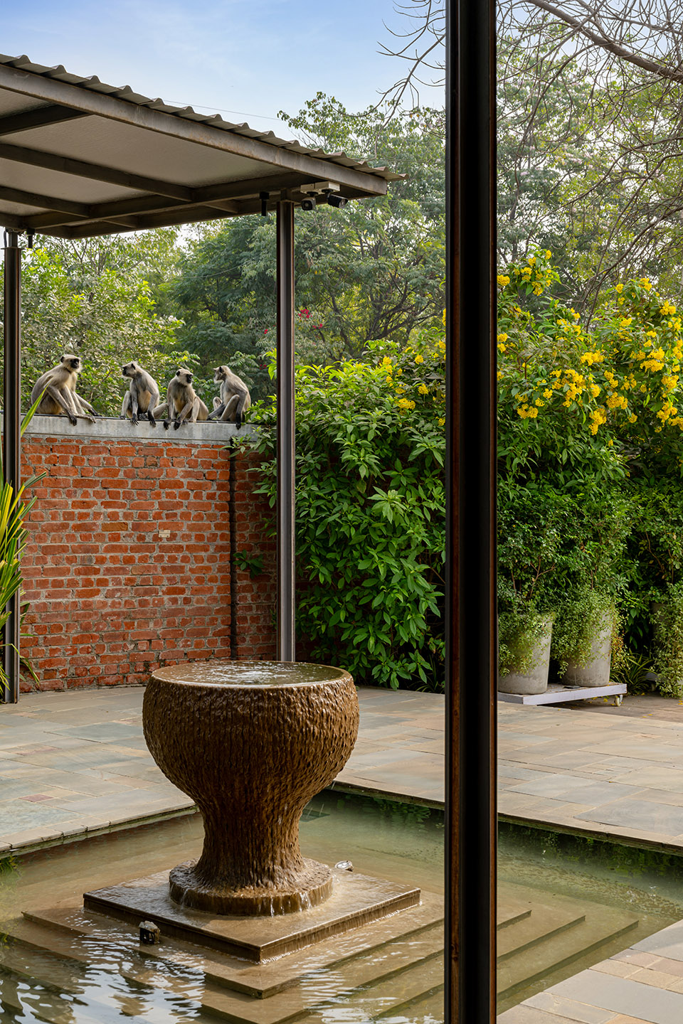 under the neem tree restaurant by hiren patel architects