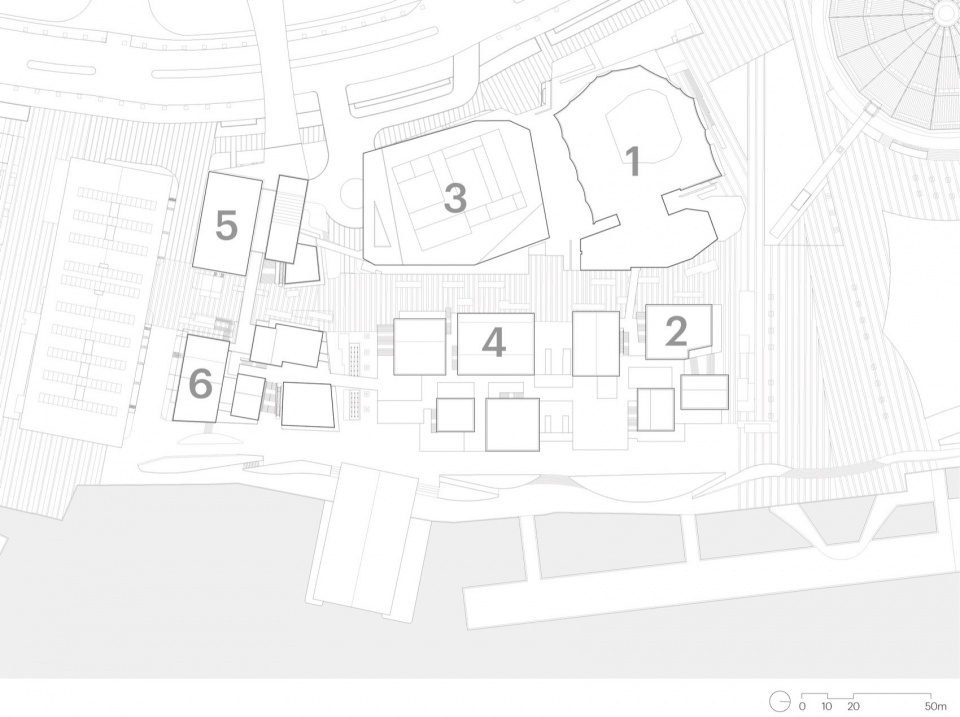 Gate M Dream Center West Bund Northern Area by Atelier Deshaus