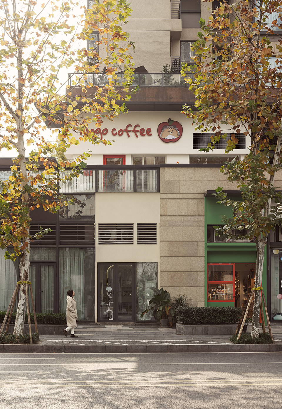 pingo coffee by inception design studio
