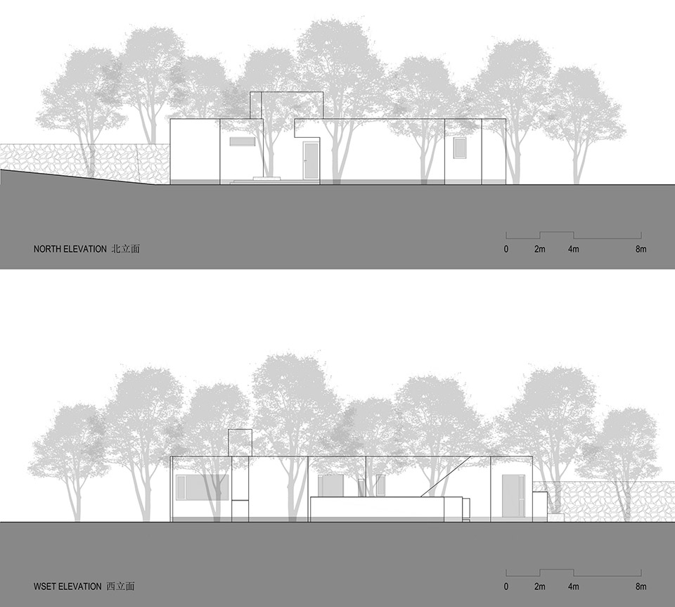 courtyard under longan trees by spacework architects