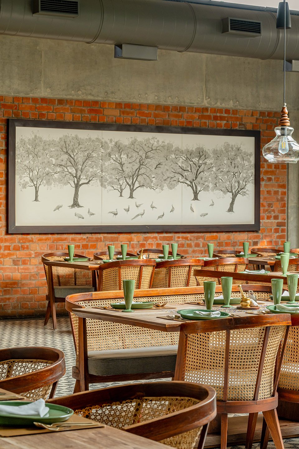 under the neem tree restaurant by hiren patel architects