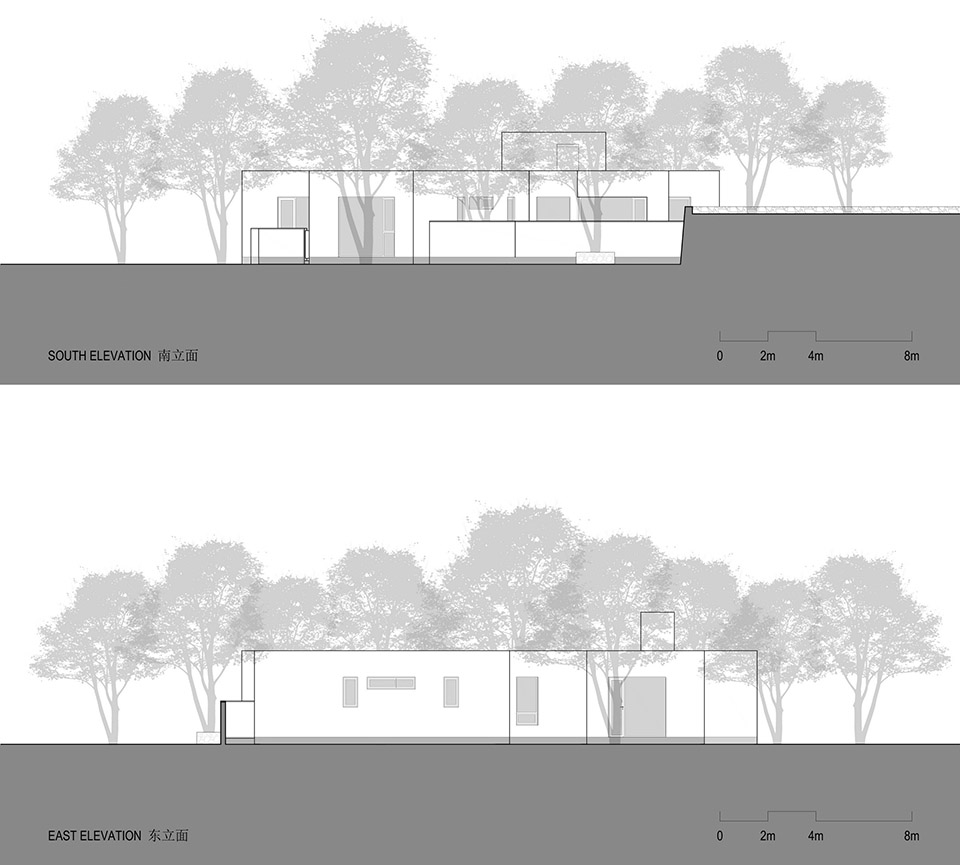 courtyard under longan trees by spacework architects