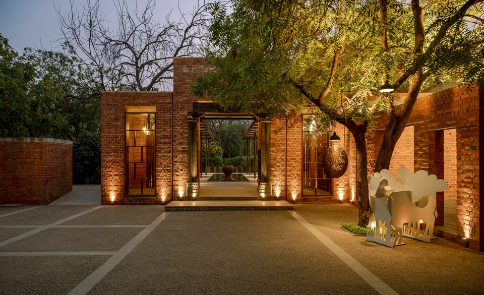 under the neem tree restaurant by hiren patel architects