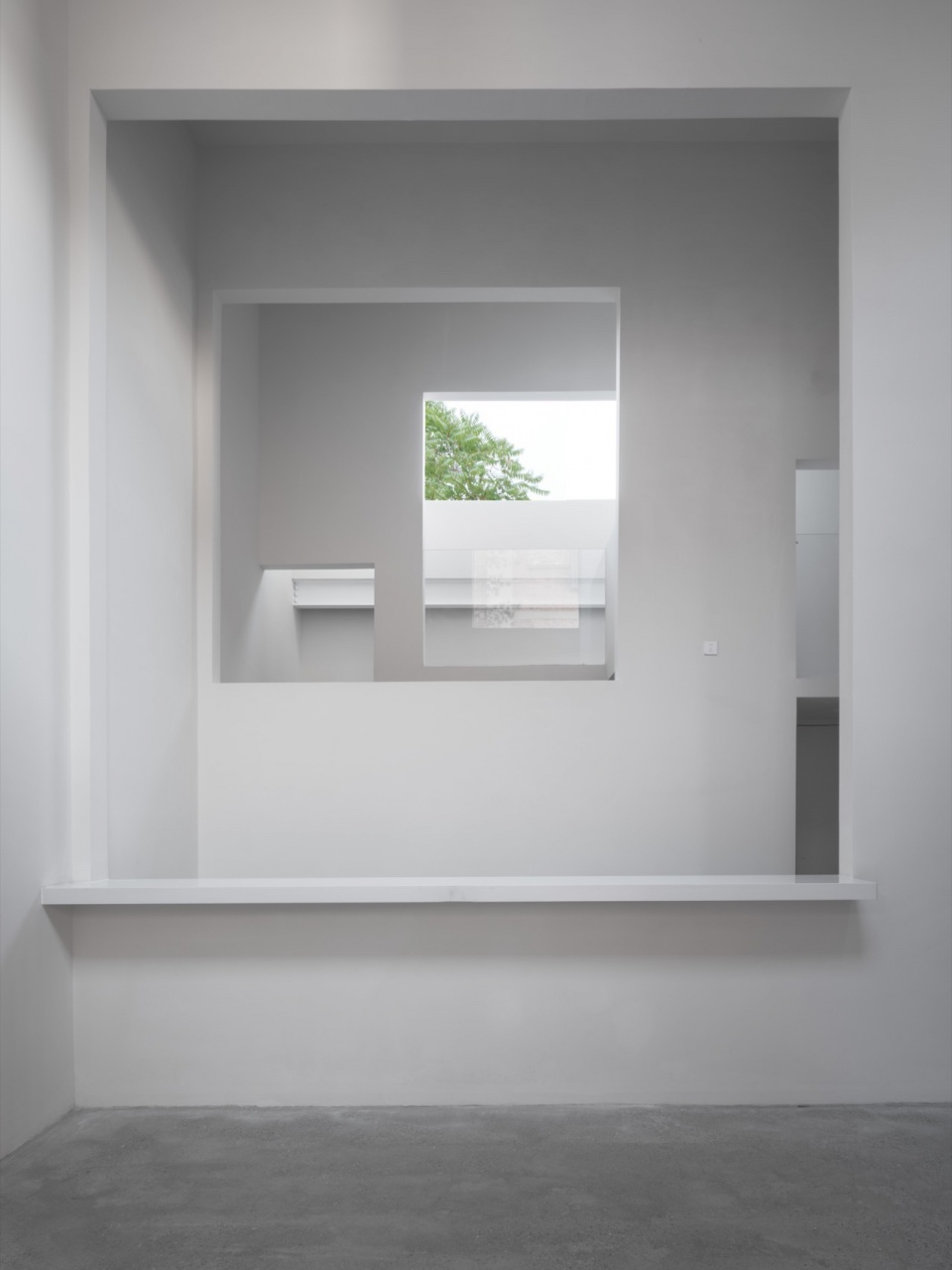 Concrete Screen Courtyard of Wind H Art Center 751 Phase 2 Phase 3 by Jin Qiuye Studio