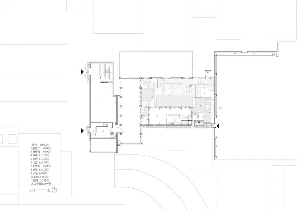 Concrete Screen Courtyard of Wind H Art Center 751 Phase 2 Phase 3 by Jin Qiuye Studio