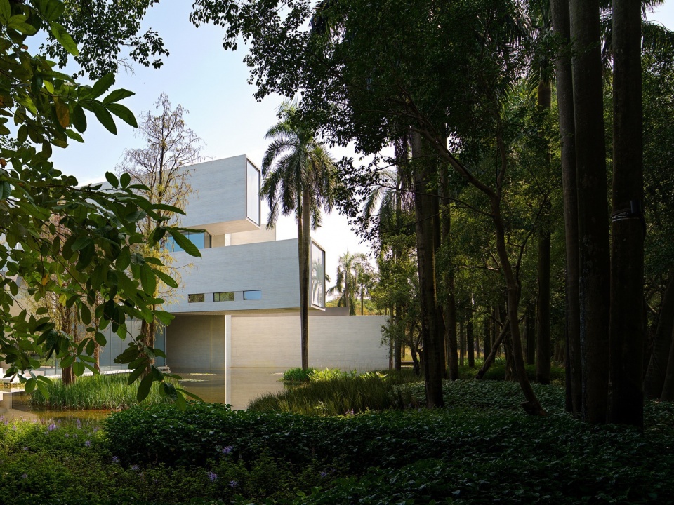 © 王宁 shunde yunlu wetland pavilion landscape design
