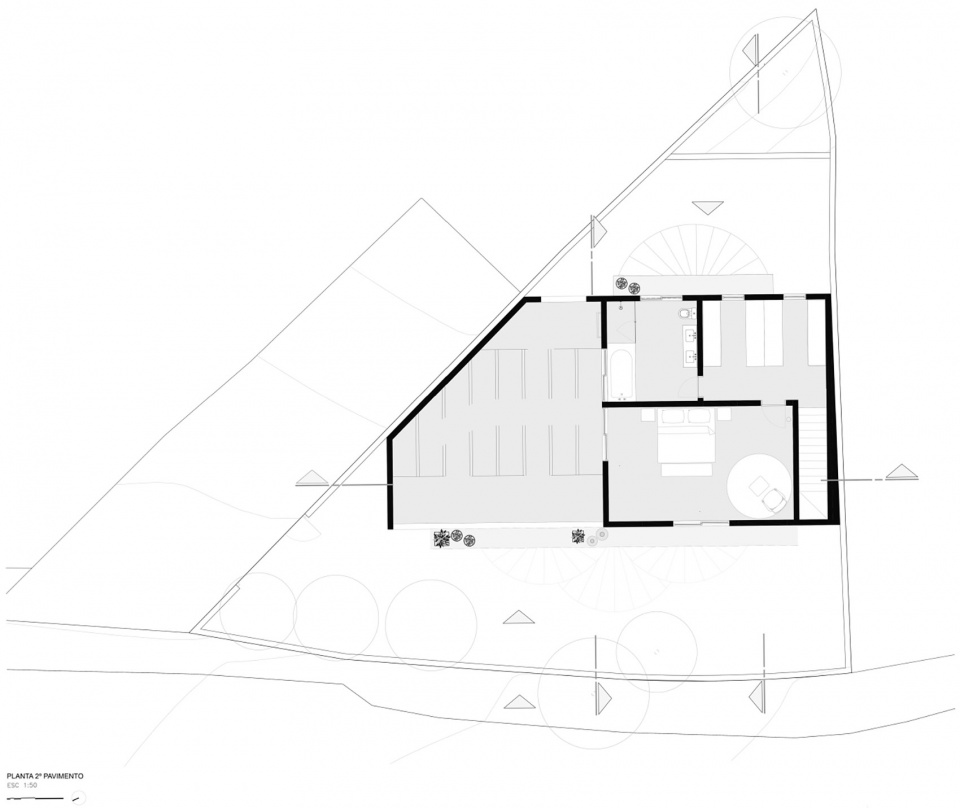 .Casa Lechuza Arkitito Planta Segundo Pavimento