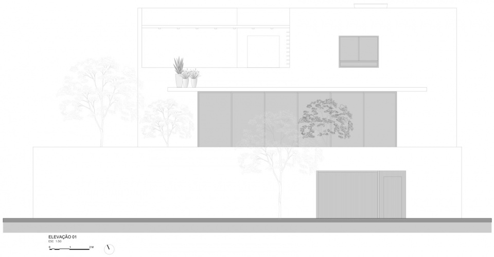 .Casa Lechuza Arkitito Elevação 1A