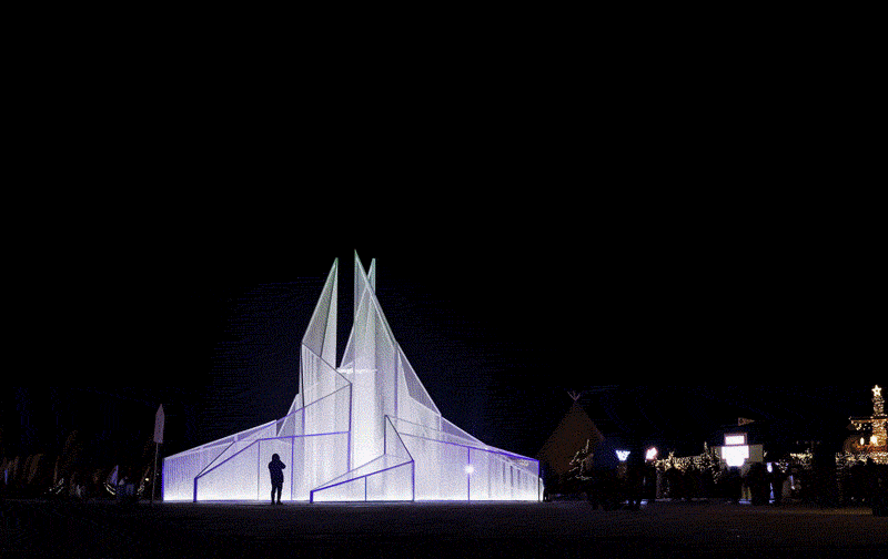 GIF4 space10 ice lake art installation the white flame by space10