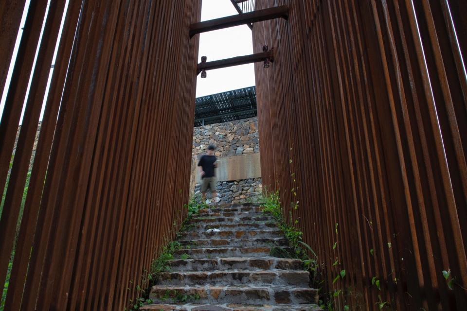 公园入口建筑 2 guitou town wetland park