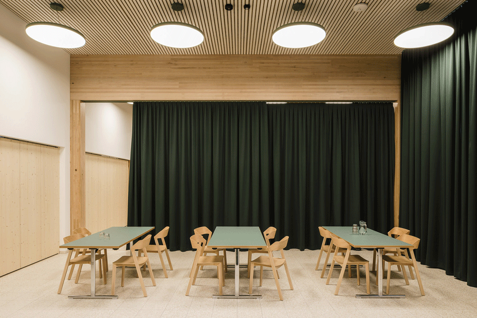 transformation of school davos by cura architekten