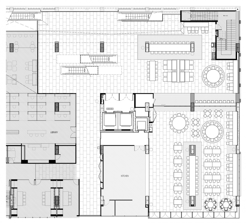kings college international school bangkok the refectory sixth form center library by onion