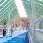 Jianshe Avenue Pedestrian Bridge, Dali Town, Nanhai District, Foshan by Atelier cnS