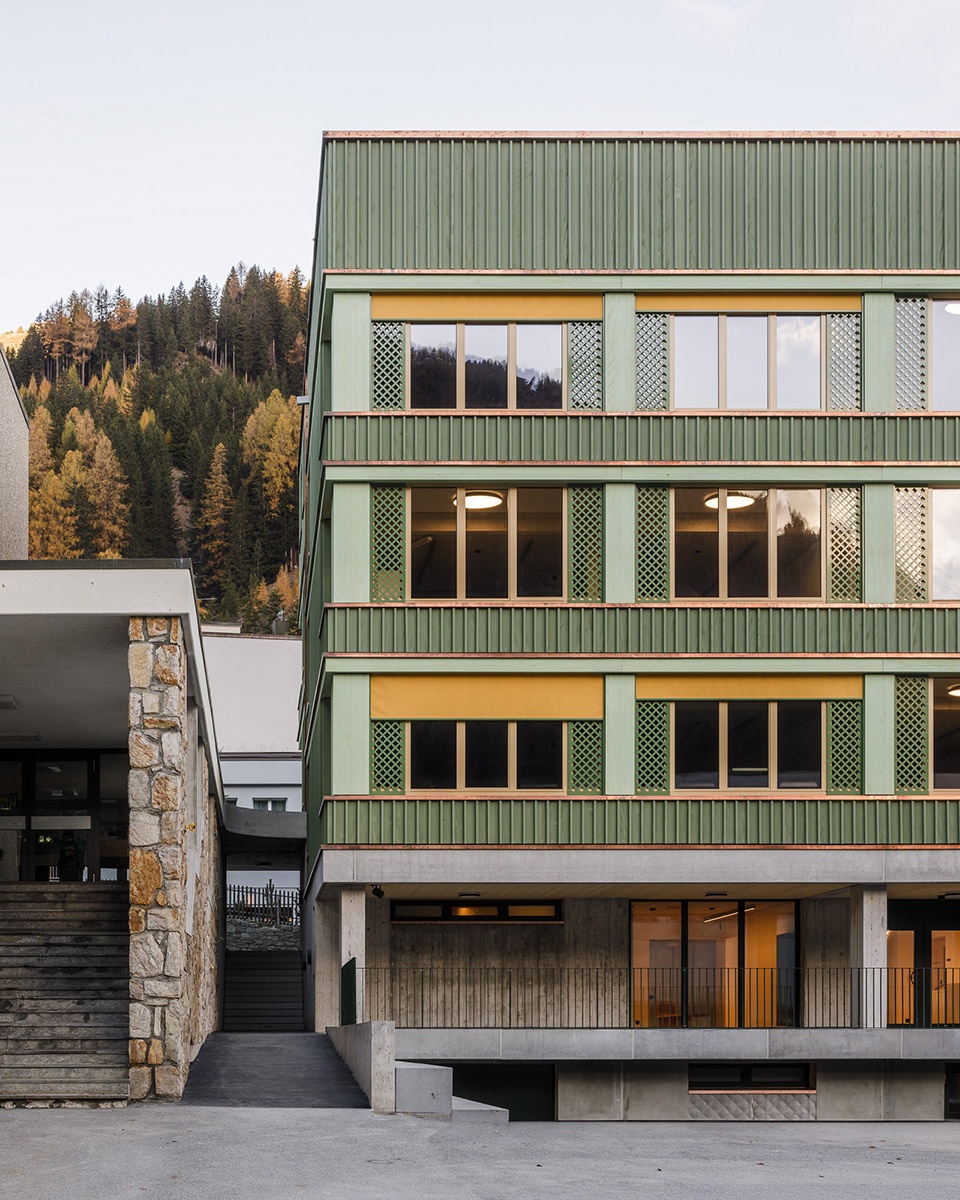 transformation of school davos by cura architekten