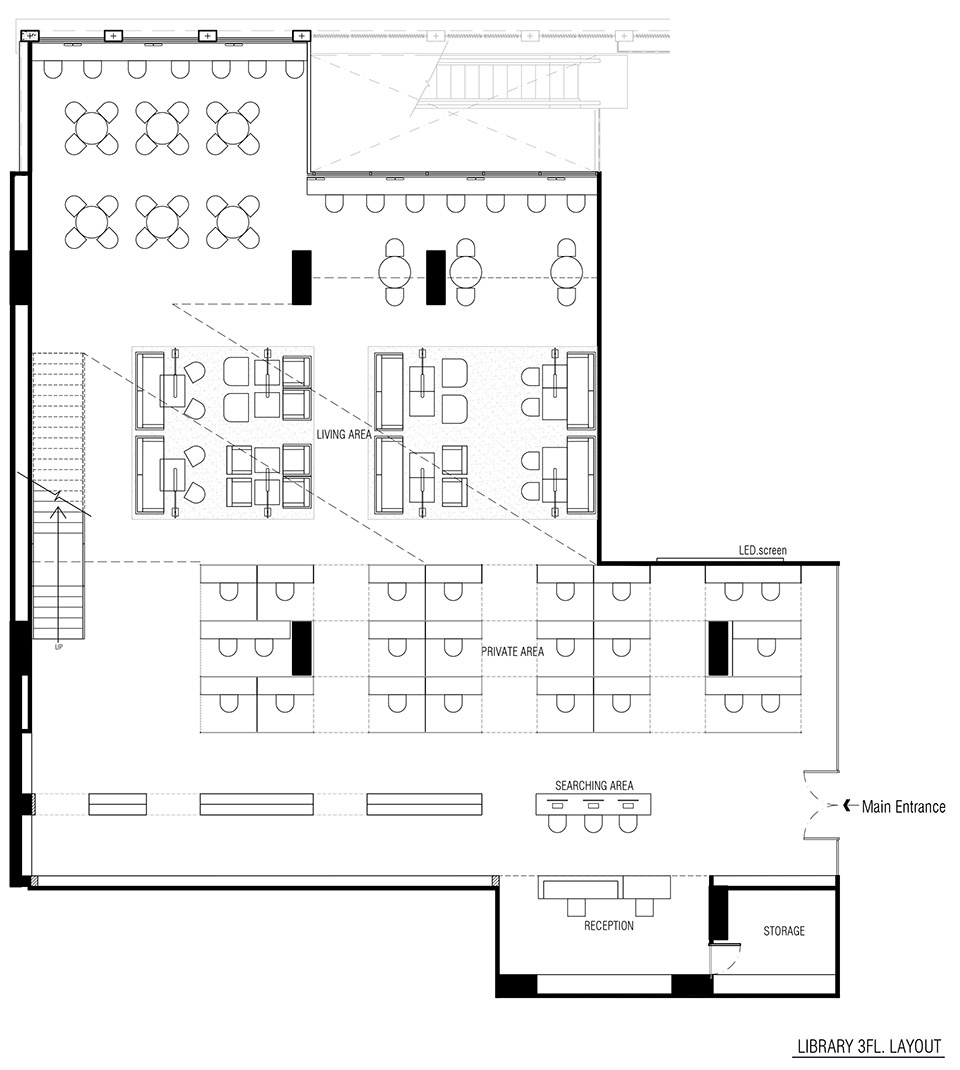 kings college international school bangkok the refectory sixth form center library by onion