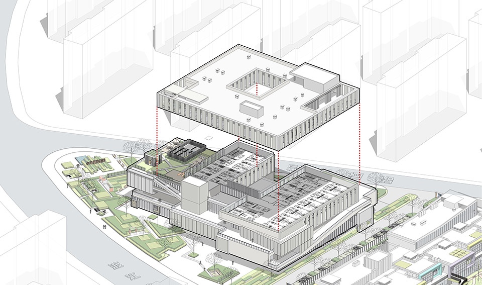 changyang neighborhood center by zhong huaying studio