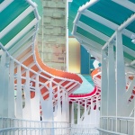 Jianshe Avenue Pedestrian Bridge, Dali Town, Nanhai District, Foshan by Atelier cnS