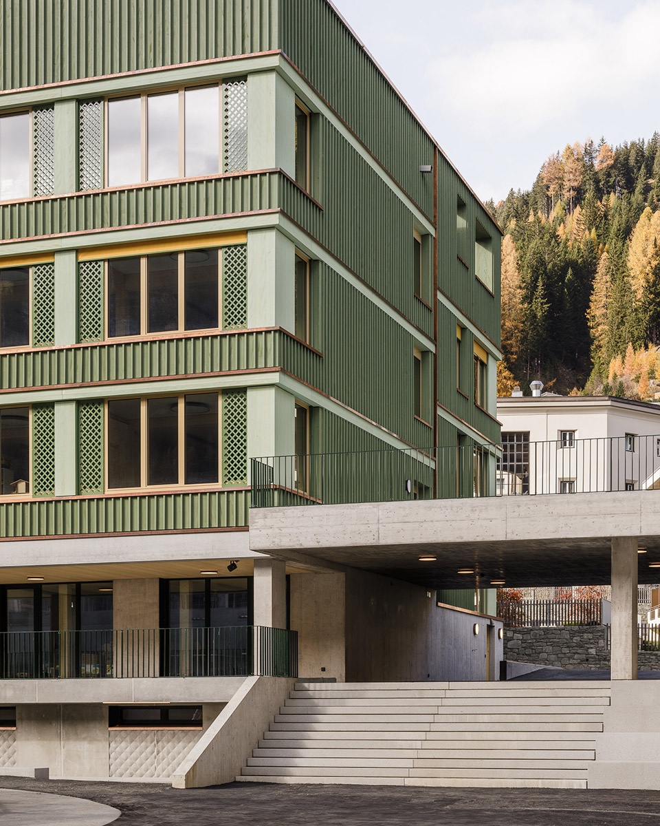 transformation of school davos by cura architekten