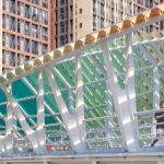 Jianshe Avenue Pedestrian Bridge, Dali Town, Nanhai District, Foshan by Atelier cnS