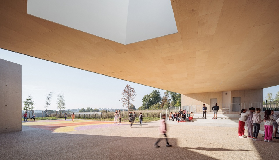 claudine hermann school by sam architecture