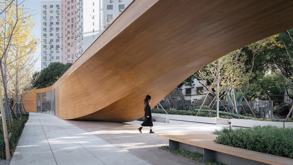 caoxi road pocket park shanghai by viascape design eqa