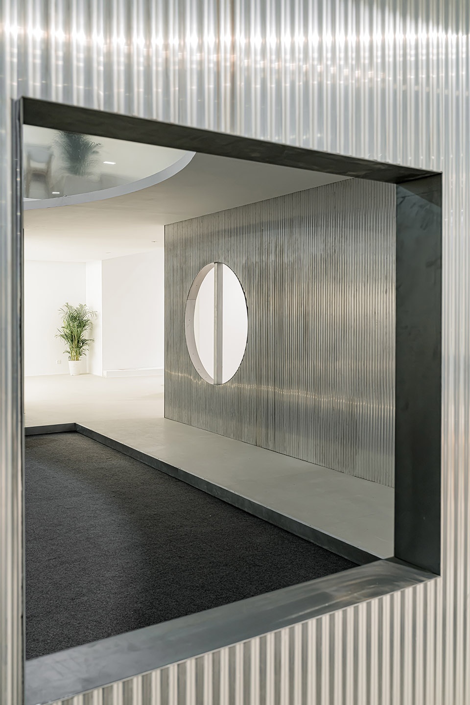 ciff 2024 guangzhou sanlang furniture booth by mutual architecture