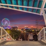 Jianshe Avenue Pedestrian Bridge, Dali Town, Nanhai District, Foshan by Atelier cnS