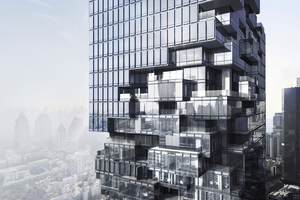 mahanakhon tower by buro ole scheeren