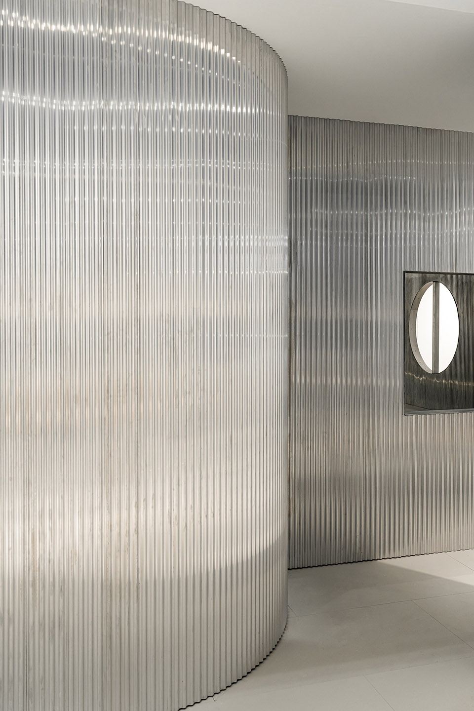 ciff 2024 guangzhou sanlang furniture booth by mutual architecture