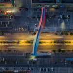 Jianshe Avenue Pedestrian Bridge, Dali Town, Nanhai District, Foshan by Atelier cnS